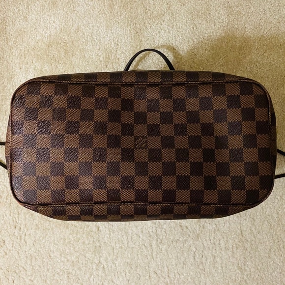 🟥 SOLD! Louis Vuitton Neverfull MM Damier Ebene - Picture 4 of 13